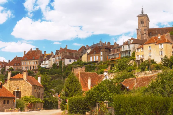 Picturesque medieval town of Semur en Auxois — Stock Photo, Image