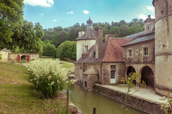 French Chateau of Bussy Rabutin in Burgundy — Stock Photo, Image