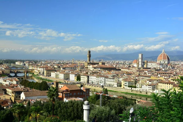 Belle Silhouette Florence Italie Florence Capitale Toscane — Photo