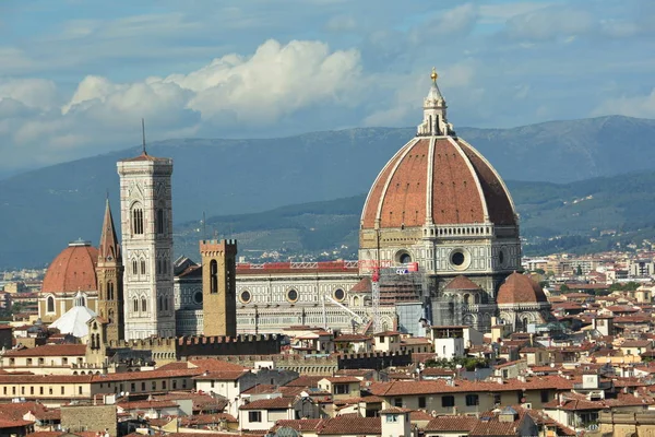 Piękna Panorama Stolicy Toskanii Florencja Włochy — Zdjęcie stockowe