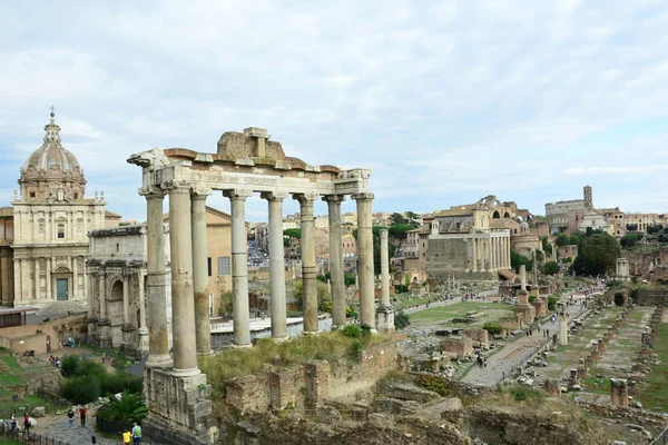 Foro Romano Roma Italia Llenó 2000 Años Historia Romana Caminar —  Fotos de Stock