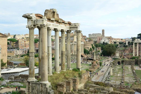 Foro Romano Roma Italia Llenó 2000 Años Historia Romana Caminar —  Fotos de Stock