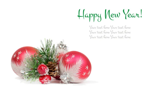 Happy New Year postcard — Stock Photo, Image