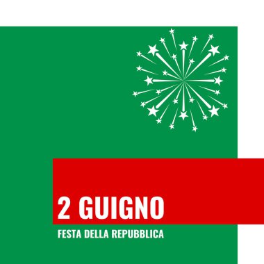Festa della repubblica italiana - İtalya bağımsızlık günü, tebrik kartı