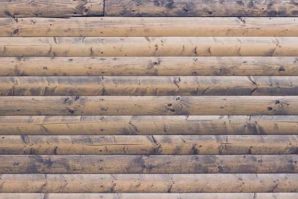 Tableros horizontales de madera con textura crujiente — Foto de Stock