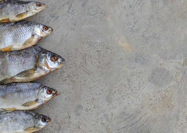 Taranka, Sun Dried Salty River Fish, Lanche clássico de cerveja — Fotografia de Stock