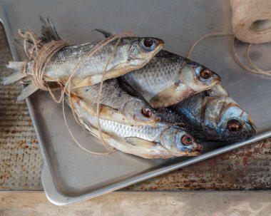 Taranka, kurutulmuş tuzlu nehir balığı, klasik bira Snack