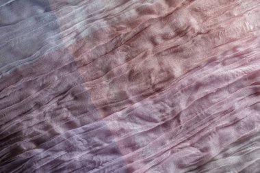 Mor renk perdelik kumaş Tekstil doku arka plan