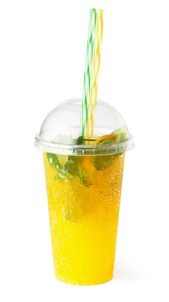 Limonata meyve içecek soğutma plastik cam