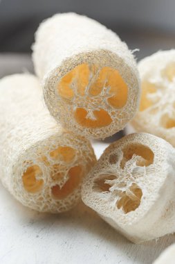 Sıfır atık yıkama ve banyo için Luffa süngeri