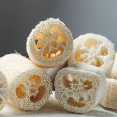 Sıfır atık yıkama ve banyo için Luffa süngeri