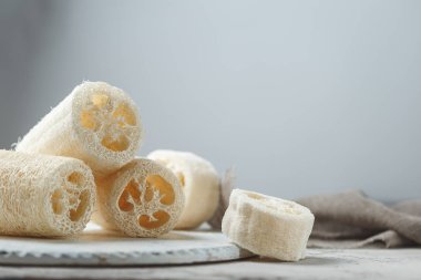 Sıfır atık yıkama ve banyo için Luffa süngeri