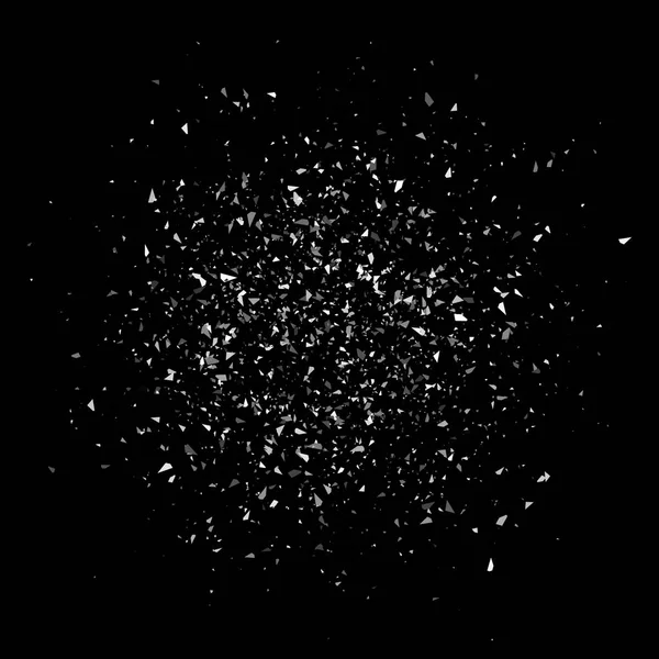 Explosión negra. Nube de explosión. Ilustración abstracta del vector — Archivo Imágenes Vectoriales