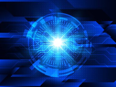 Dijital teknoloji kavramı arka plan. Vektör çizim