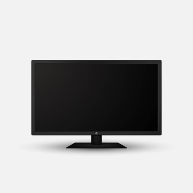 TV ekran. Vektör çizim