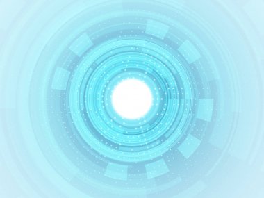 Soyut teknoloji kavramı. vektör illüstrasyonu