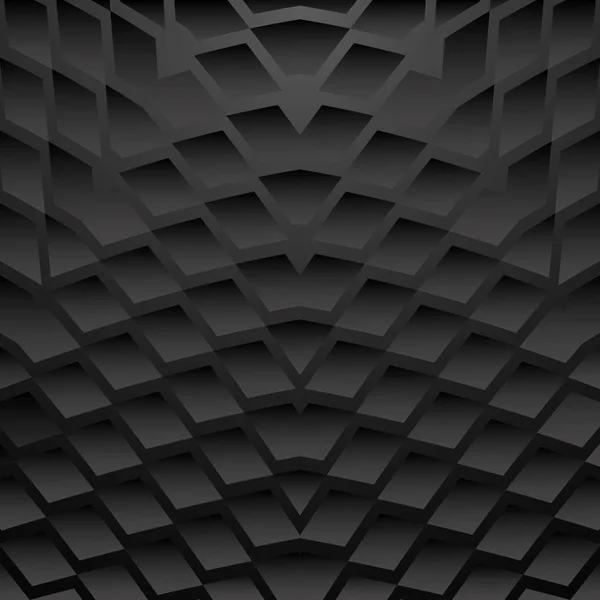 抽象的な黒と白のベクトルの幾何学的な背景 — ストックベクタ