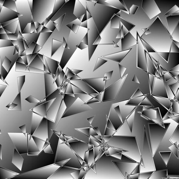 Gebroken glas achtergrond. Abstracte explosie. Vectorillustratie. — Stockvector