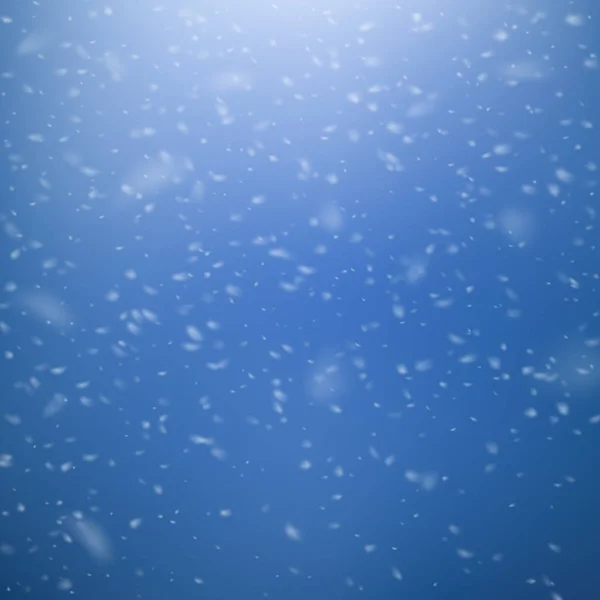 Padající sníh textura. Zimní sváteční pozadí. Vektorové ilustrace — Stockový vektor