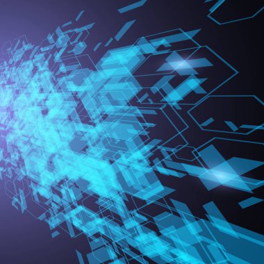 Yüksek hız. Yüksek teknoloji. teknoloji arka plan. Vektör çizim