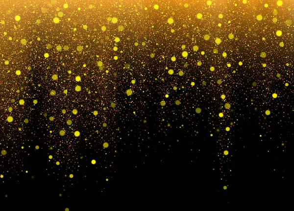 Or paillettes stardust fond. Illustration vectorielle . — Image vectorielle