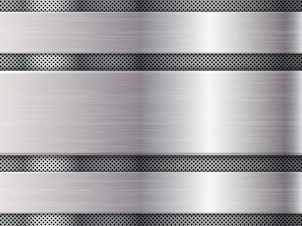 Metall Textur Hintergrund. Vektorillustration — Stockvektor