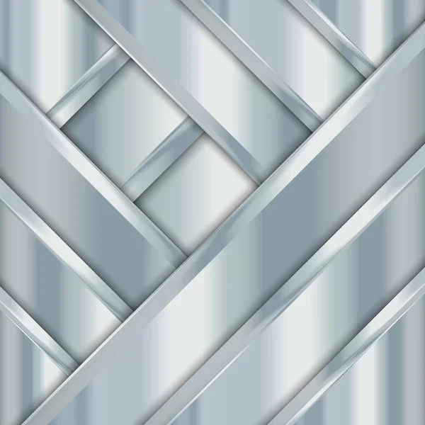 Fondo de textura metálica. Patrón geométrico con rayas. Ilustración abstracta del vector — Archivo Imágenes Vectoriales