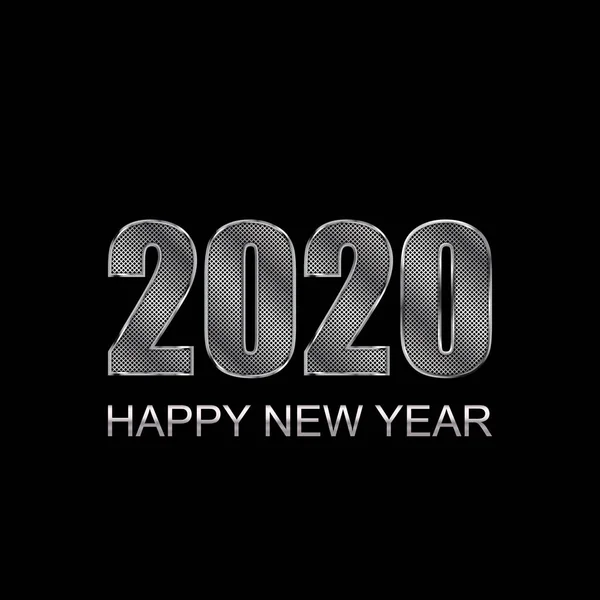 Bonne année 2020 logo texte design. Illustration vectorielle — Image vectorielle