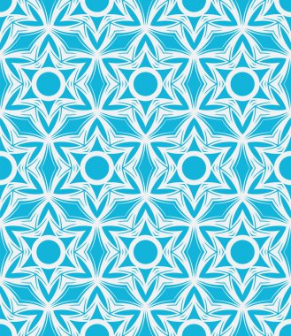 Mavi, pürüzsüz geometrik desen. Vektör arkaplanı