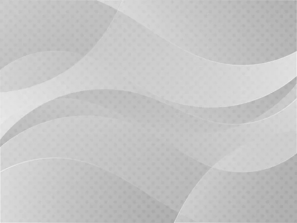 Abstract geometric background with gray waves. Vector design — 스톡 벡터