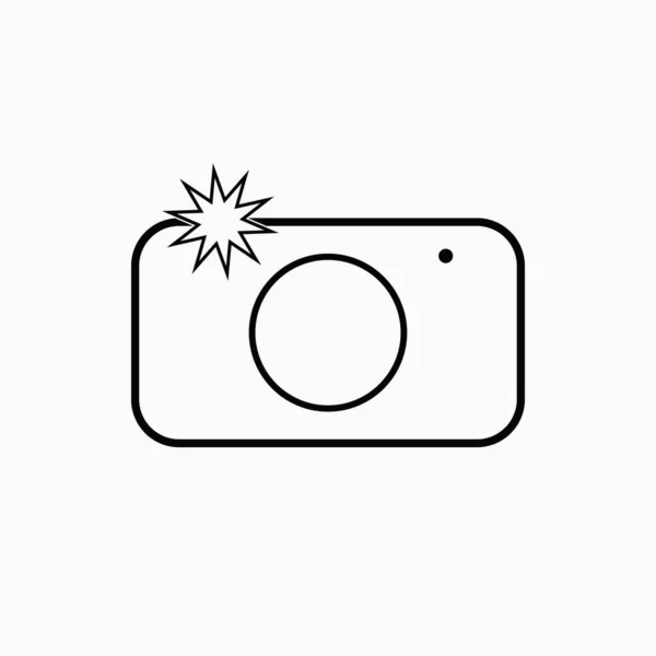 Camera icon, sign, symbol, logo. Vector design — Stock Vector