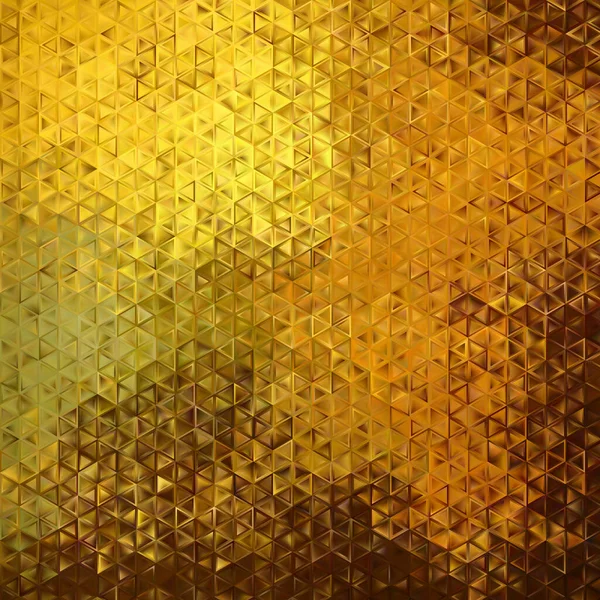 Золотая Текстура Геометрический Фон Треугольниками Абстрактная Векторная Иллюстрация S10 — стоковый вектор