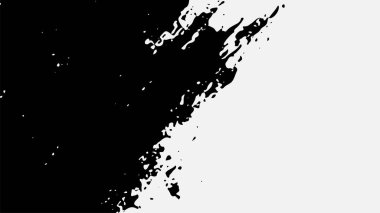 Siyah ve beyaz grunge doku arka planı. Vektör illüstrasyonu EPS10