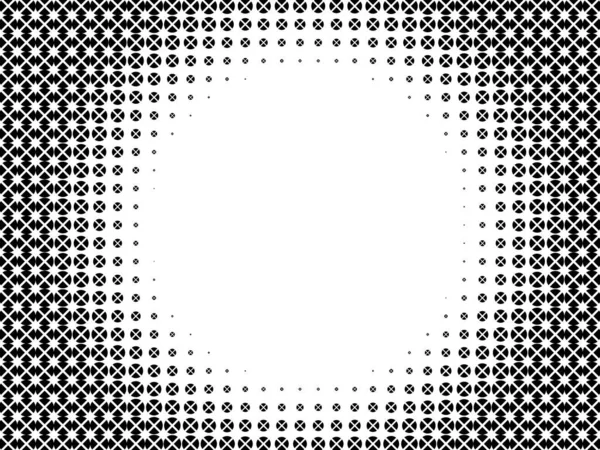 Fondo Radial Medio Tono Abstracto Ilustración Vectorial Blanco Negro Eps10 — Vector de stock