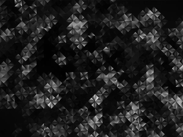 Fondo Geométrico Blanco Negro Con Triángulos Ilustración Abstracta Del Vector — Vector de stock
