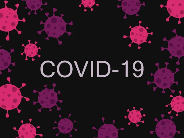 Coronavirus, COVID-19 geçmişi. Pandemik tıbbi konsept. Vektör illüstrasyonu EPS10