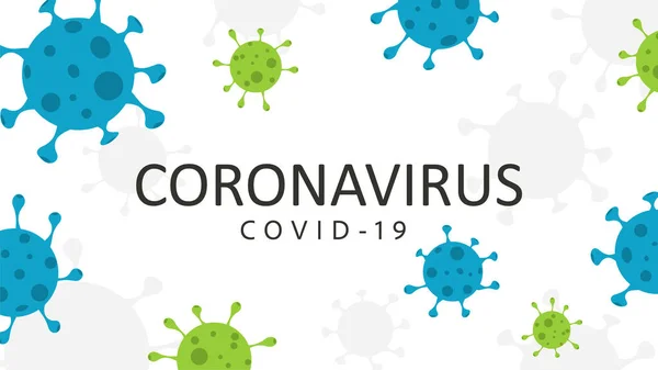 Koronavirus Pozadí Covid Pandemický Lékařský Koncept Vektorová Ilustrace Eps10 — Stockový vektor