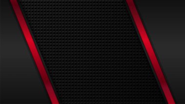 Siyah ve mavi metal arka plan. Vektör tasarım şablonu EPS10