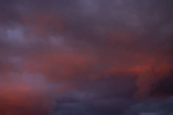 Stormy sky background at sunset