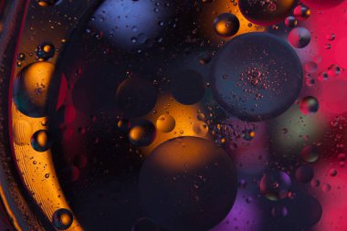 Alan arka plan soyut. Farklı renkler su damlaları