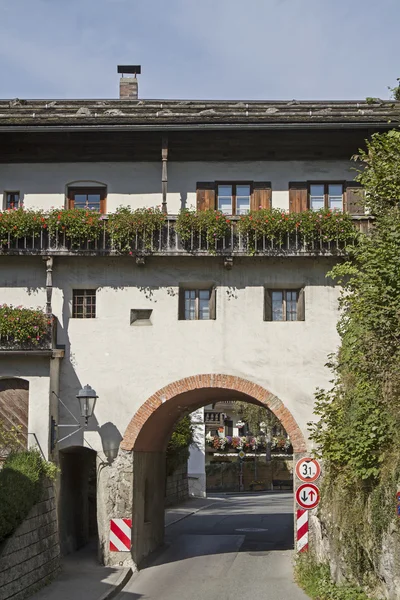 Castle gate in Oberaudorf — Stock Photo, Image