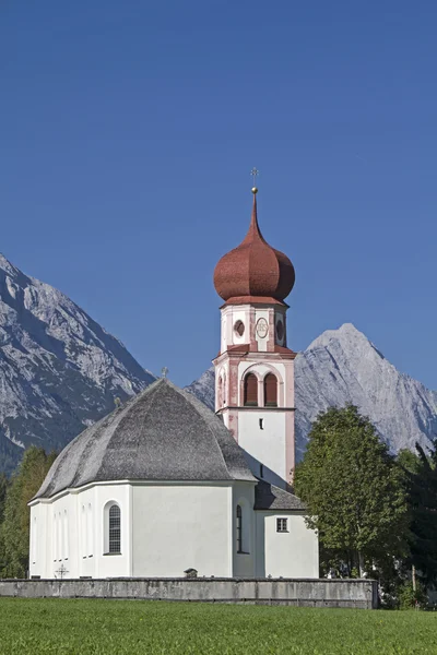 Leutasch v Tyrolsku — Stock fotografie
