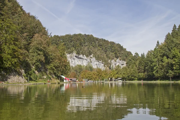 Sjön Luegsteinsee nära Oberaudorf — Stockfoto