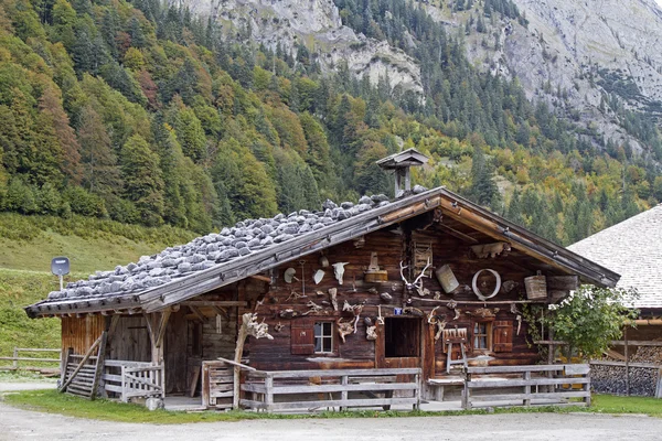 Pascolo di montagna Eng in autunno — Foto Stock