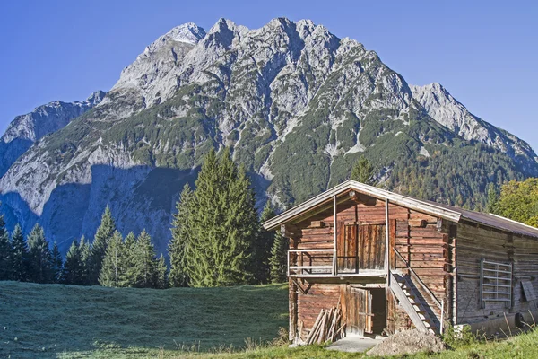Karlalm v kopii údolí v Tyrolsku — Stock fotografie