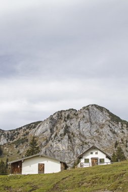 Benediktenwand açık Scharnitzalm güneyinde