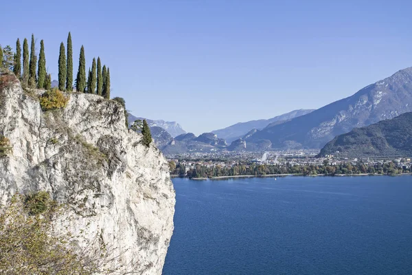 Vecchia via Ponal sul Lago di Garda — Foto Stock