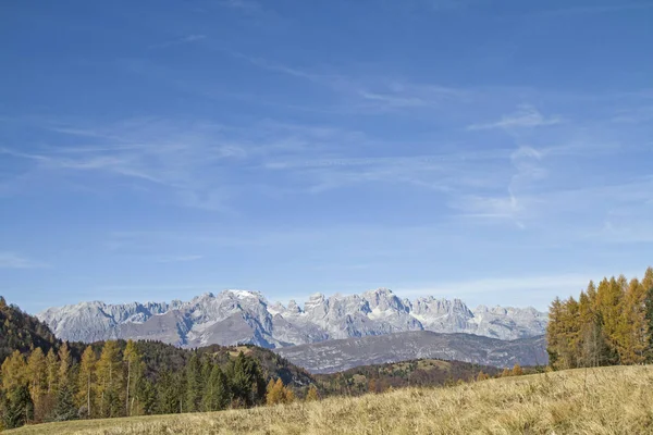 Brenta uitzicht vanaf de Monte Bondone — Stockfoto
