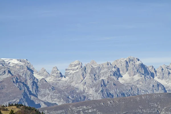 Brenta vista dal Monte Bondone — Foto Stock
