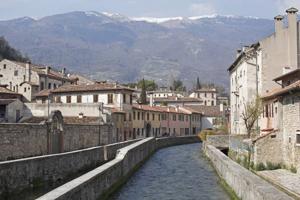 Vittorio Veneto - casco antiguo de Veneto — Foto de Stock